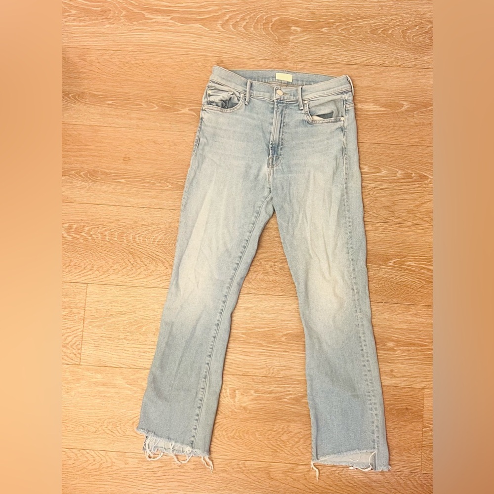 Mother Denim Insider Crop Step Fray- Fresh Catch